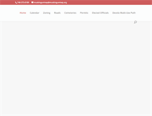 Tablet Screenshot of muskingumtwp.org